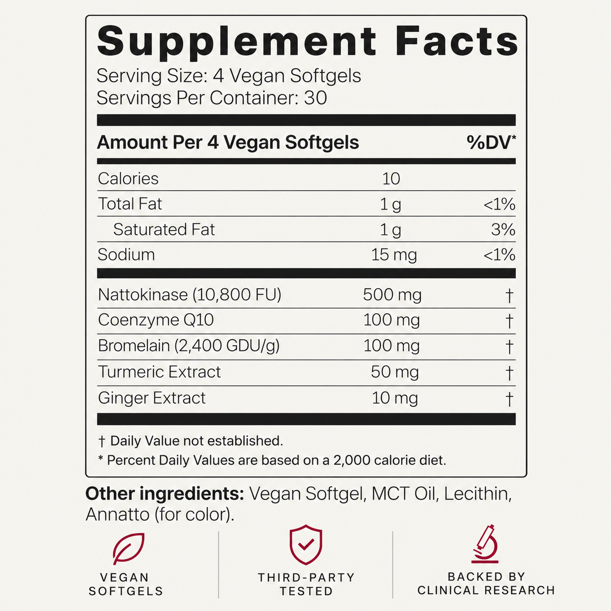 Nattokinase 30-Day Supply